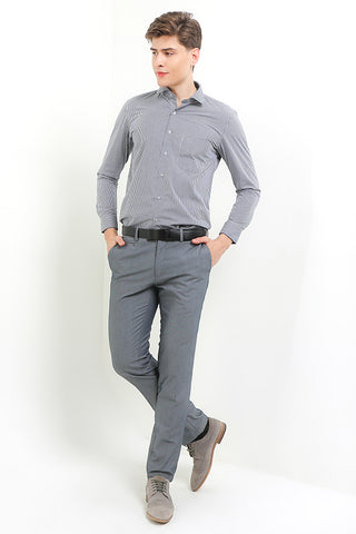 Cardinal Kemeja Lengan Panjang Slim Fit Pria F2661J04C
