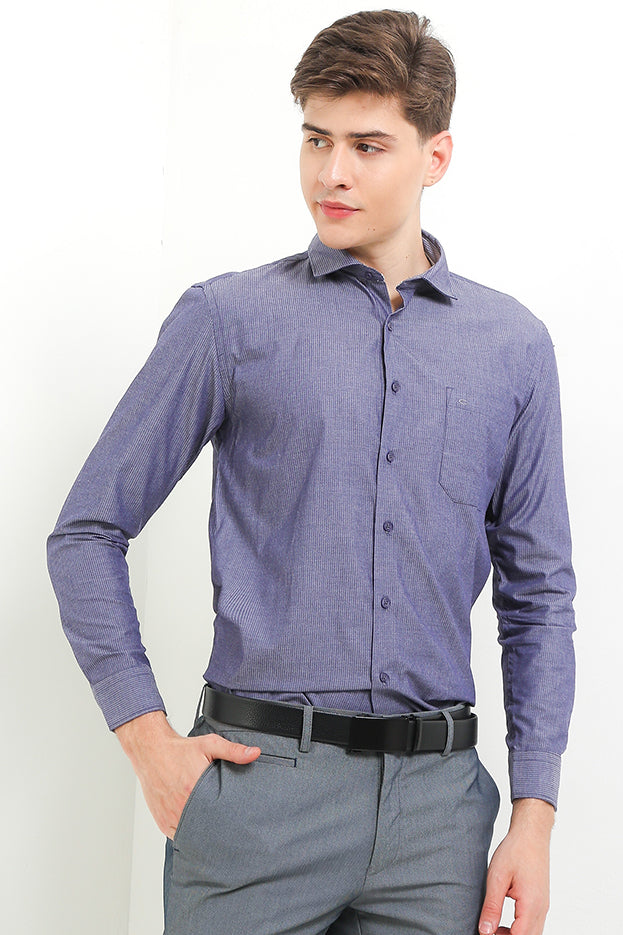 Cardinal Kemeja Lengan Panjang Slim Fit Pria F2662J02H