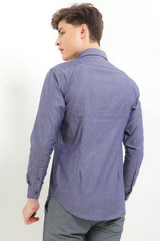 Cardinal Kemeja Lengan Panjang Slim Fit Pria F2662J02H