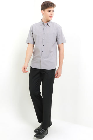 Cardinal Kemeja Lengan Pendek Slim Fit Pria F2665P04C