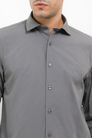 Cardinal Kemeja Lengan Panjang Slim Fit Pria F2675J04D