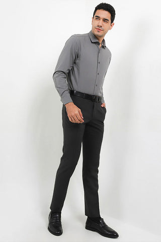 Cardinal Kemeja Lengan Panjang Slim Fit Pria F2675J04D