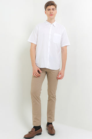 Cardinal Kemeja Lengan Pendek Slim Fit Pria F2688P08A