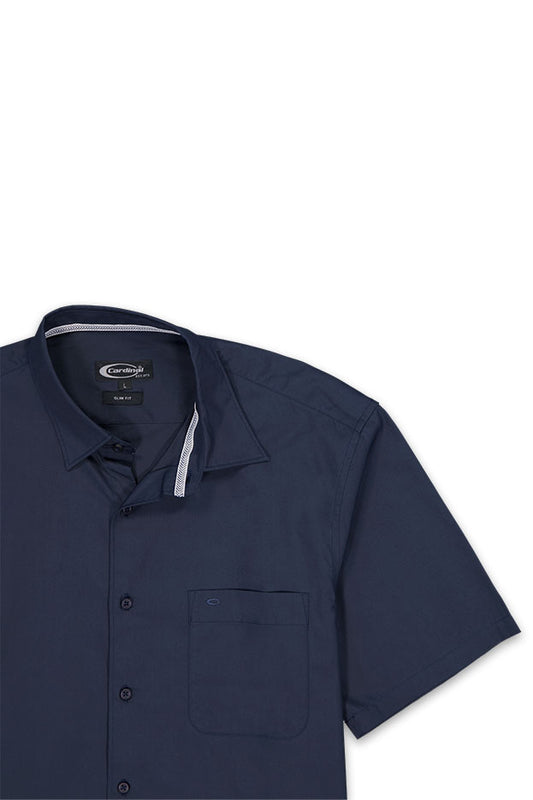 Cardinal Kemeja Lengan Pendek Slim Fit Pria Big Size F2690O02H