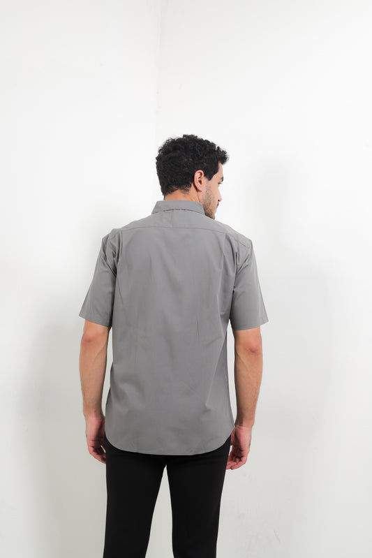 Cardinal Kemeja Lengan Pendek Slim Fit Pria Big Size F2691O04D