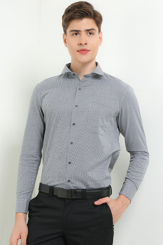 Cardinal Kemeja Lengan Panjang Slim Fit Pria F2706J04C