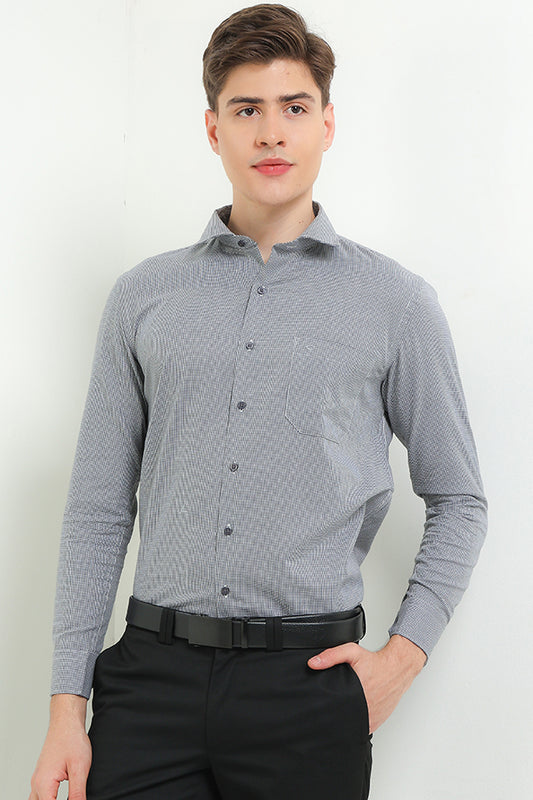 Cardinal Kemeja Lengan Panjang Slim Fit Pria F2706J04C