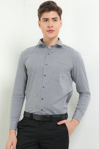 Cardinal Kemeja Lengan Panjang Slim Fit Pria F2706J04C