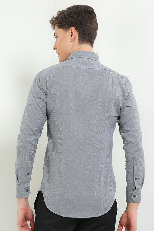 Cardinal Kemeja Lengan Panjang Slim Fit Pria F2706J04C