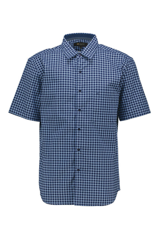 Cardinal Kemeja Lengan Pendek Slim Fit Pria F2718P02F