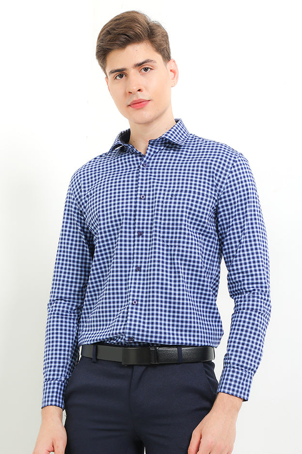 Cardinal Kemeja Lengan Panjang Slim Fit Pria F2727J02F