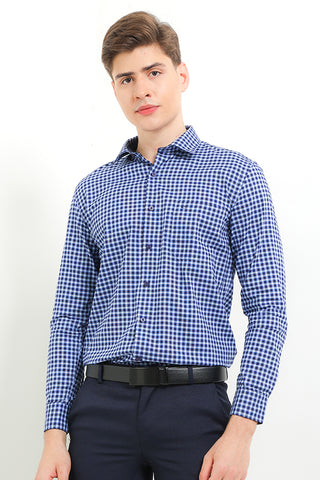 Cardinal Kemeja Lengan Panjang Slim Fit Pria F2727J02F