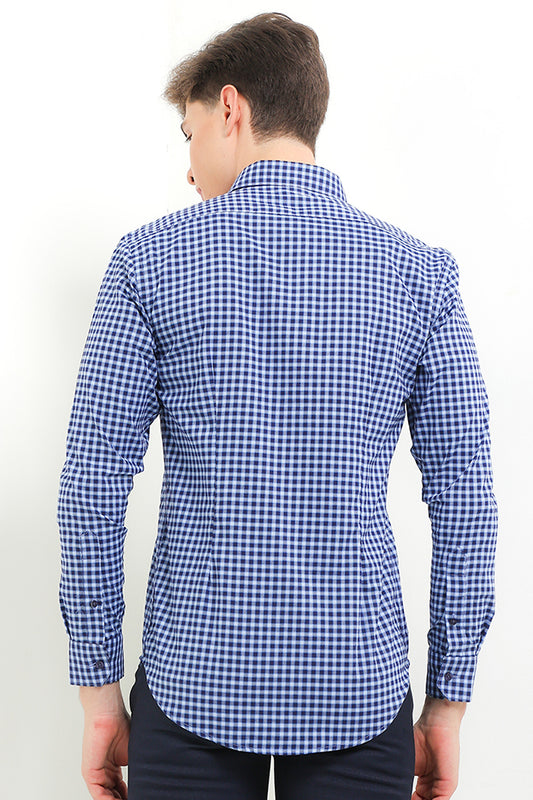 Cardinal Kemeja Lengan Panjang Slim Fit Pria F2727J02F