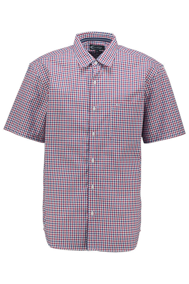 Cardinal Kemeja Lengan Pendek Slim Fit Pria F2729P11E