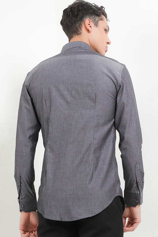 Cardinal Kemeja Lengan Panjang Slim Fit Pria F2732J04A