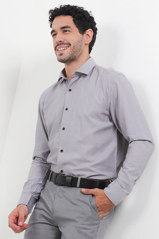 Cardinal Kemeja Lengan Panjang Slim Fit Pria F2733J04C
