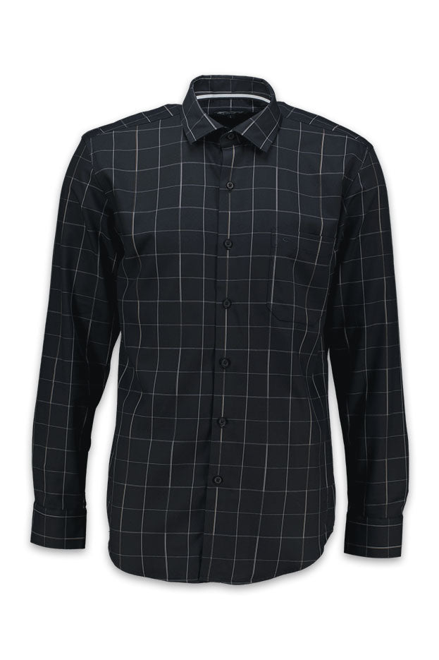 Cardinal Kemeja Lengan Panjang Slim Fit Pria F2734J01B