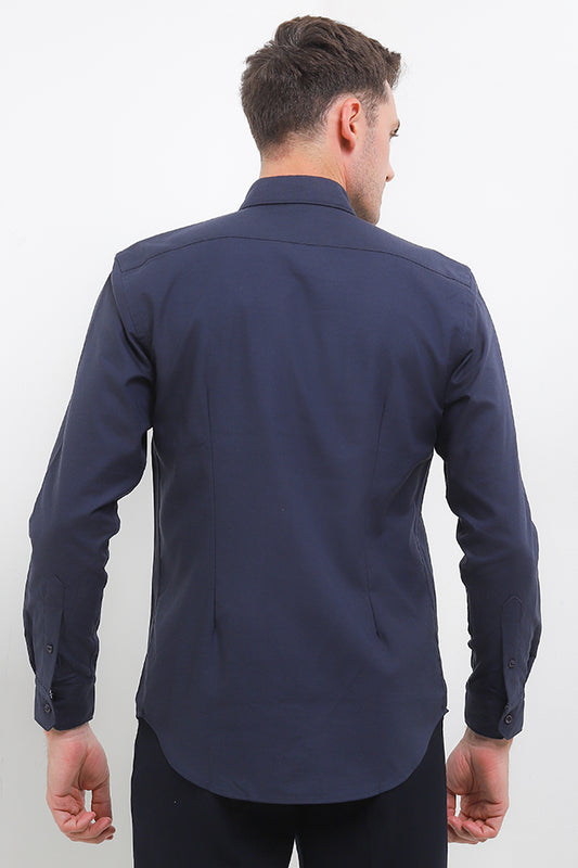 Cardinal Kemeja Lengan Panjang Slim Fit Pria F2742J02E