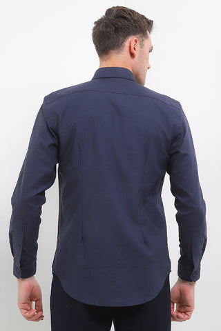 Cardinal Kemeja Lengan Panjang Slim Fit Pria F2742J02E