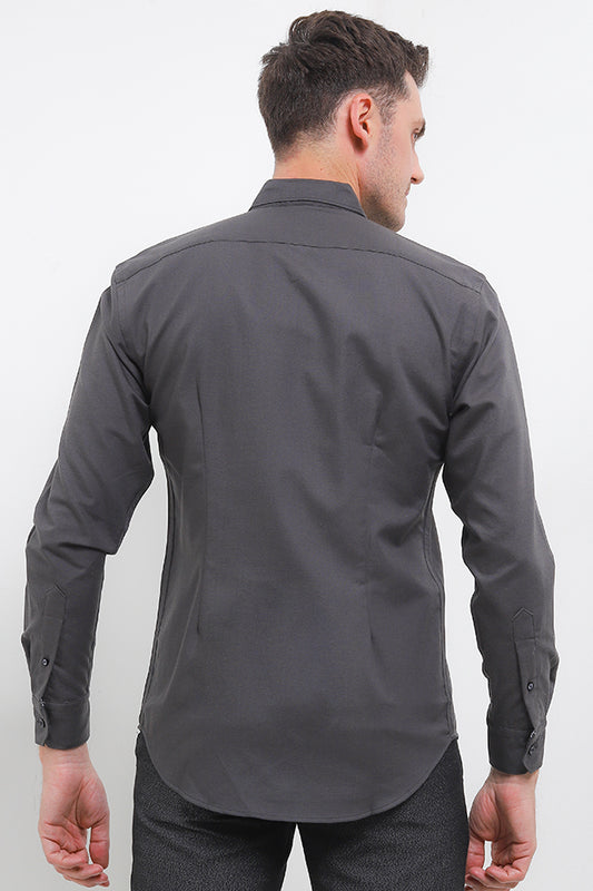 Cardinal Kemeja Lengan Panjang Slim Fit Pria F2743J04A