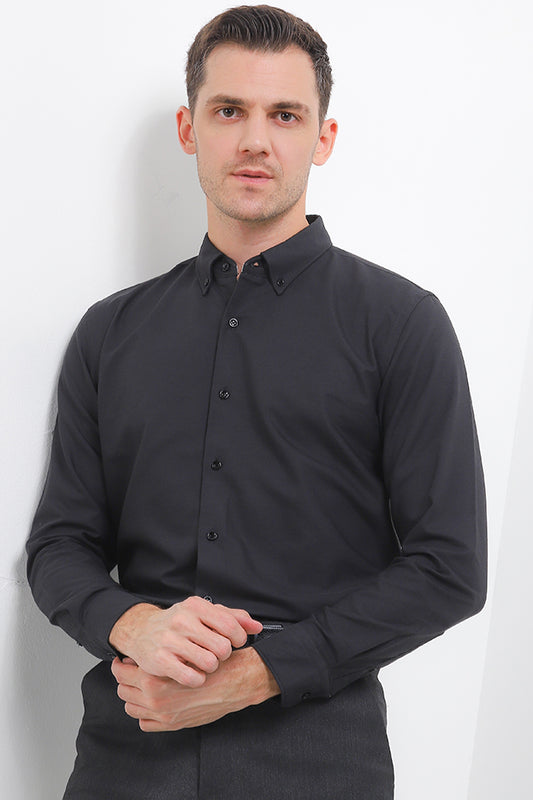 Cardinal Kemeja Lengan Panjang Slim Fit Pria F2744J01C