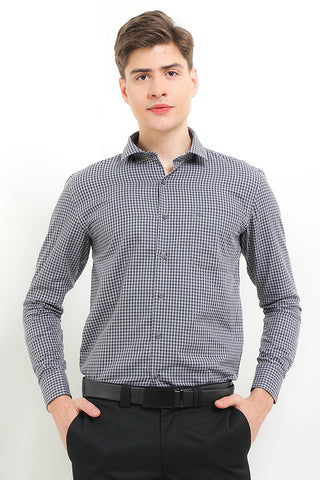 Cardinal Kemeja Lengan Panjang Slim Fit Pria F2755J04B