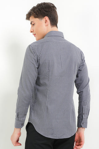 Cardinal Kemeja Lengan Panjang Slim Fit Pria F2755J04B