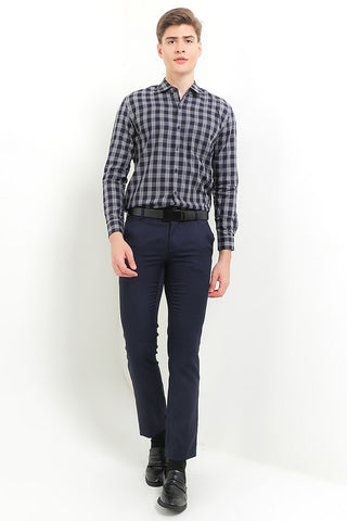 Cardinal Kemeja Lengan Panjang Slim Fit Pria F2757J02F