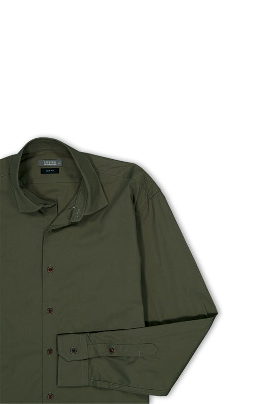 Cardinal Kemeja Lengan Panjang Slim Fit Pria F2762J06E