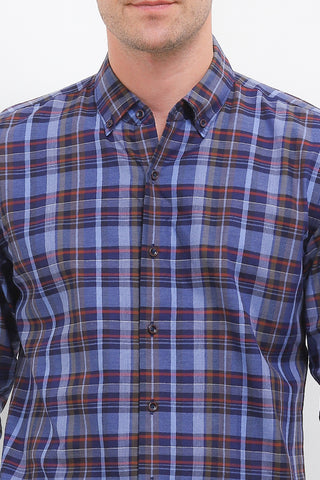 Cardinal Kemeja Lengan Panjang Slim Fit Pria F2764J02E