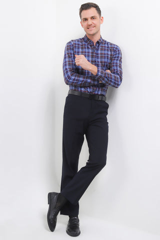 Cardinal Kemeja Lengan Panjang Slim Fit Pria F2764J02E