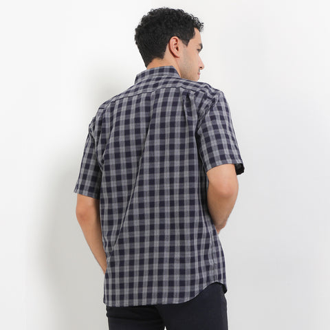 Cardinal Kemeja Lengan Pendek Slim Fit Pria F2772P02F