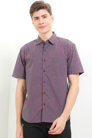 Cardinal Kemeja Lengan Pendek Slim Fit Pria F2773P11F