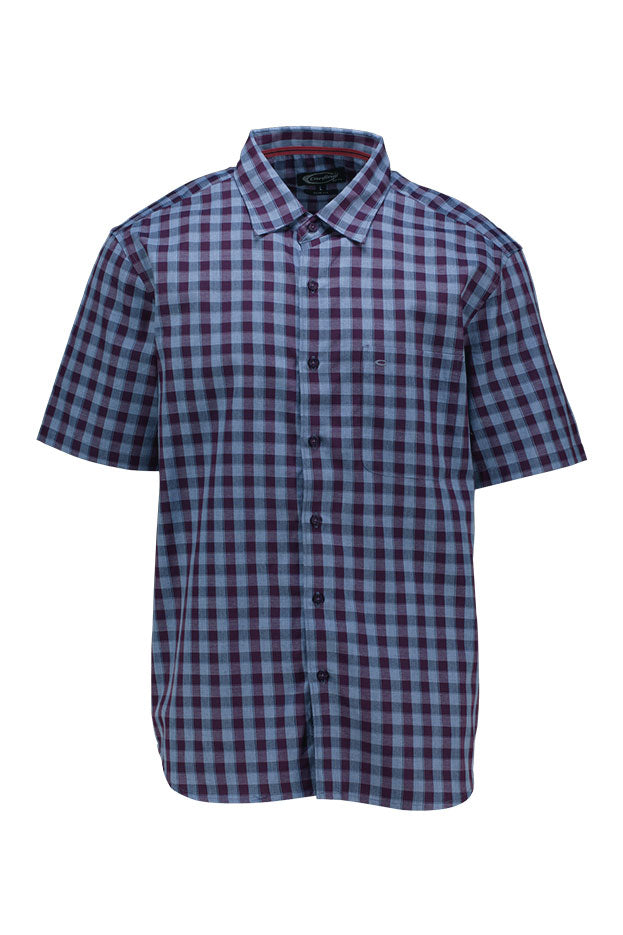 Cardinal Kemeja Lengan Pendek Slim Fit Pria F2774P11F