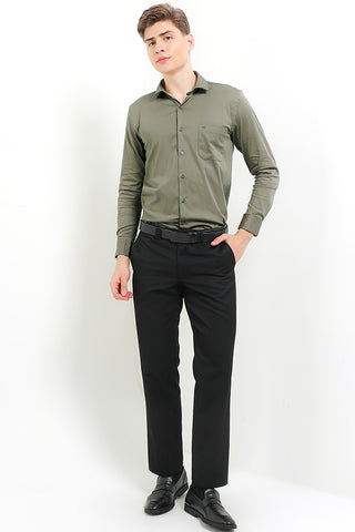 Cardinal Kemeja Lengan Panjang Slim Fit Pria F2776J06A