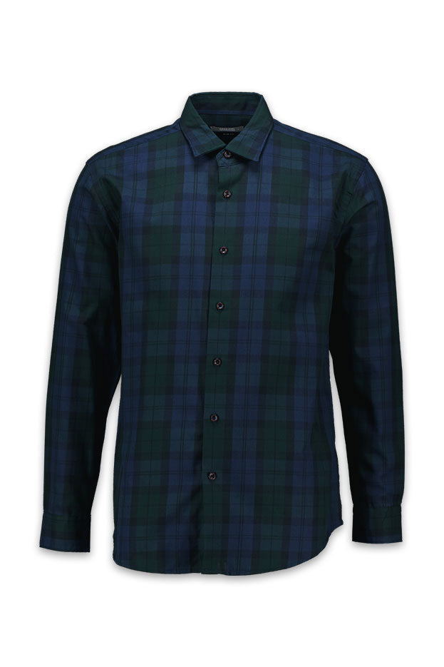 Cardinal Kemeja Lengan Panjang Slim Fit Pria F2779J02H
