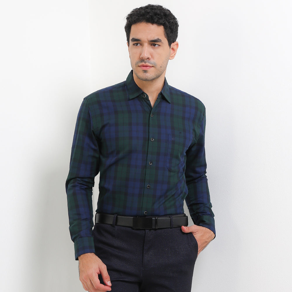 Cardinal Kemeja Lengan Panjang Slim Fit Pria F2785J02H