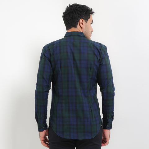 Cardinal Kemeja Lengan Panjang Slim Fit Pria F2785J02H