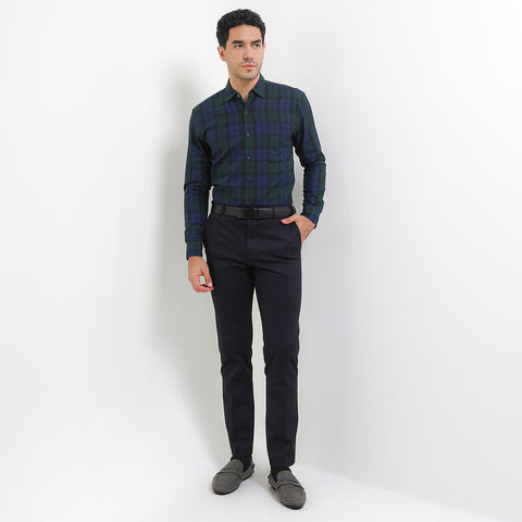 Cardinal Kemeja Lengan Panjang Slim Fit Pria F2785J02H