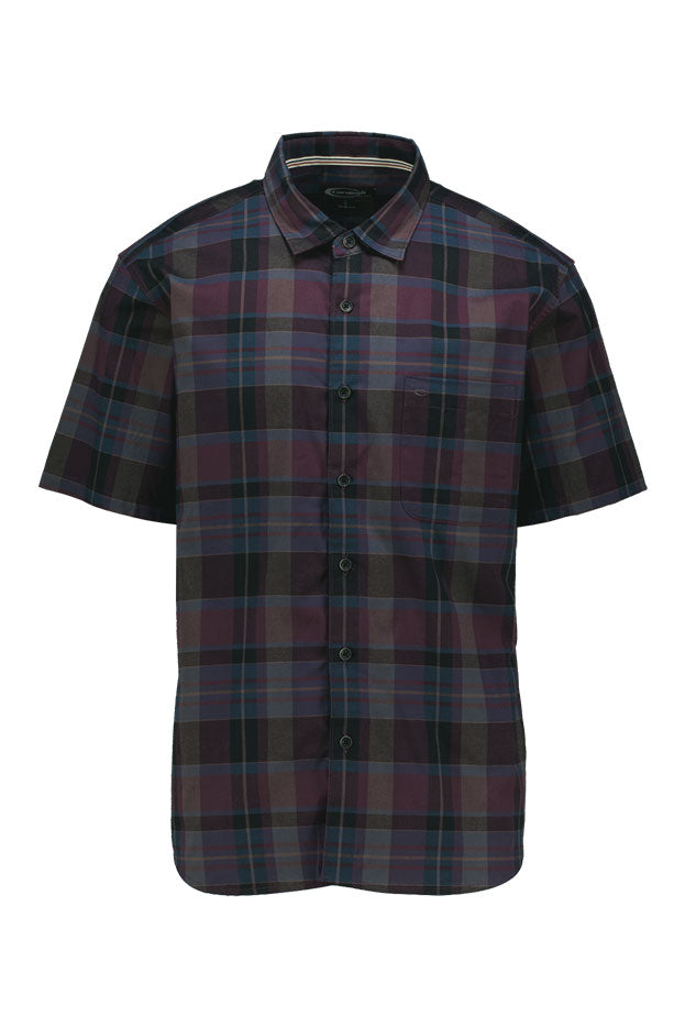 Cardinal Kemeja Lengan Pendek Slim Fit Pria F2791P11F