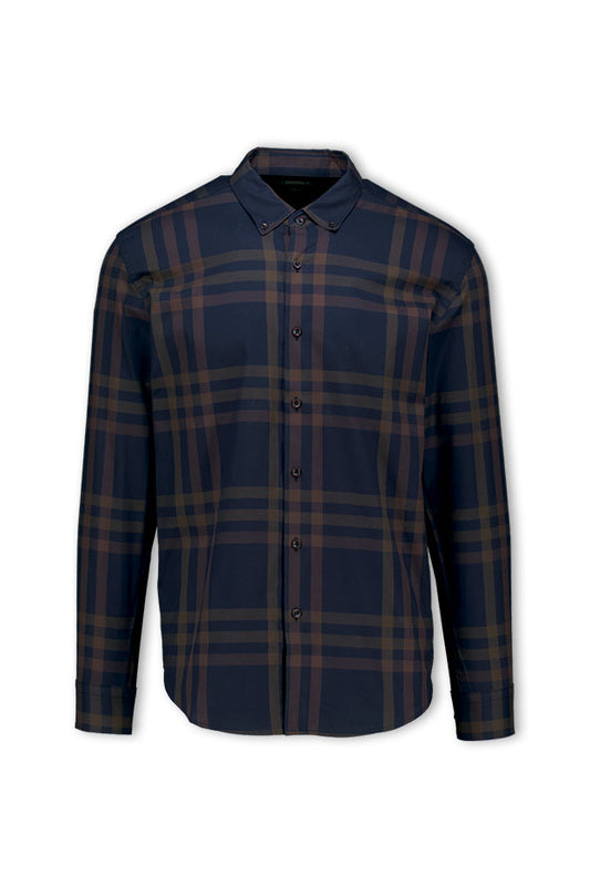 Cardinal Kemeja Lengan Panjang Slim Fit Pria F2793J02H