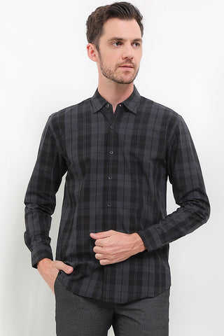 Cardinal Kemeja Lengan Panjang Slim Fit Pria F2794J01A