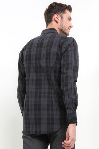 Cardinal Kemeja Lengan Panjang Slim Fit Pria F2794J01A