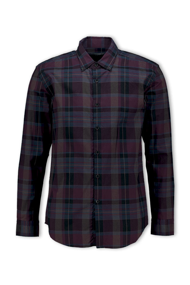 Cardinal Kemeja Lengan Panjang Slim Fit Pria F2795J11F