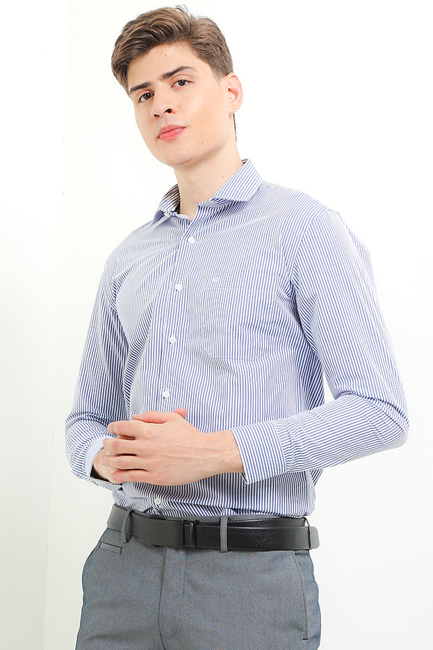 Cardinal Kemeja Lengan Panjang Slim Fit Pria F2800J02H
