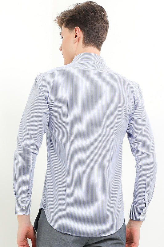 Cardinal Kemeja Lengan Panjang Slim Fit Pria F2800J02H