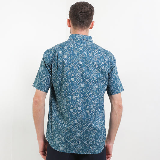 Cardinal Kemeja Lengan Pendek Slim Fit Pria F2811P02H