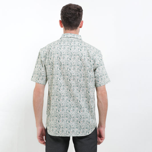Cardinal Kemeja Lengan Pendek Slim Fit Pria F2813P05A