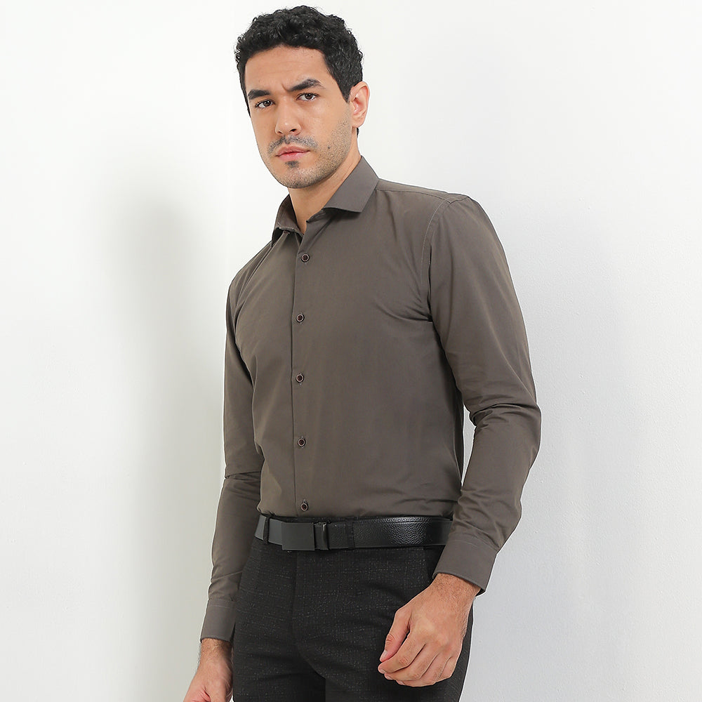 Cardinal Kemeja Lengan Panjang Slim Fit Pria F2815J04C