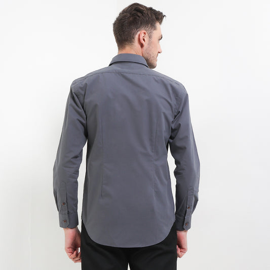 Cardinal Kemeja Lengan Panjang Slim Fit Pria F2816J04B